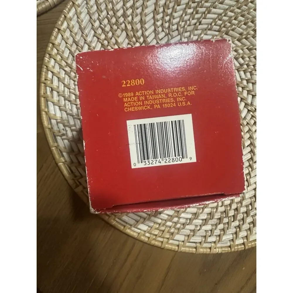 1989 Action Industries Porcelain Pomander Christmas Ornament w/ Box